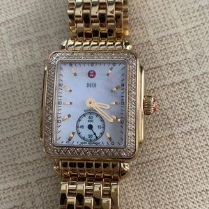 Michele deco diamond bezel